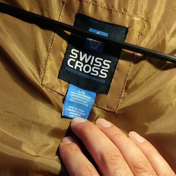 swiss cross Jackets & Coats Swiss Cross Gold Mens Polyester